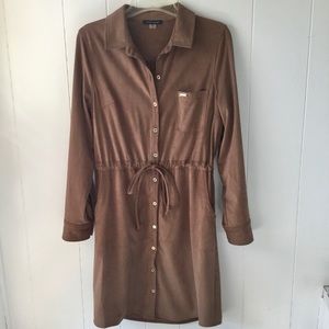 Tommy Hilfiger Ultrasuede Tan Dress